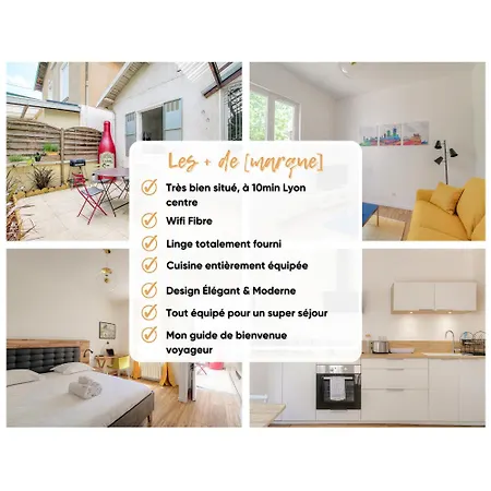 Maison Cosy Avec Terrasse A 15 Minutes De Lyon Et Wifi Apartment Rillieux-la-Pape