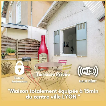 Apartment Maison Cosy Avec Terrasse A 15 Minutes De Lyon Et Wifi Rillieux-la-Pape
